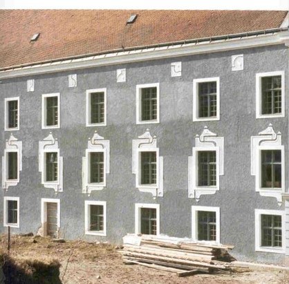 Kunst am Bau - Fassadengestaltung - Schloss Säusenstein
