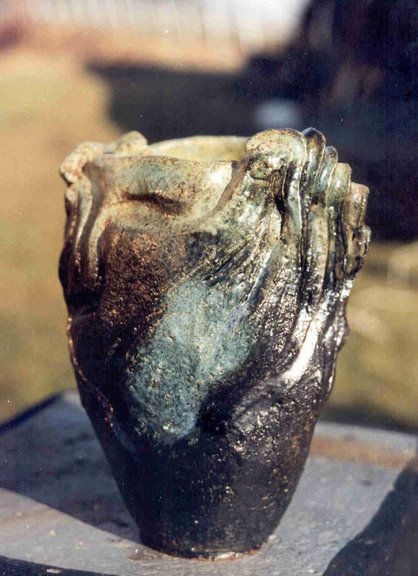 Skulpturen "Skulpturengef" 1985, H 90 cm