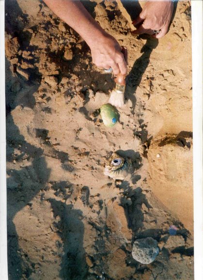 "Grabungsfoto" 2005 'Semi-Archologische' Artefakte